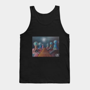 Eyeball Tower Town Tank Top